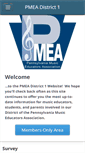Mobile Screenshot of district1.pmea.net