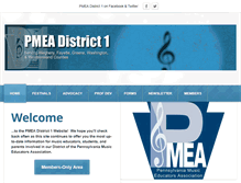 Tablet Screenshot of district1.pmea.net